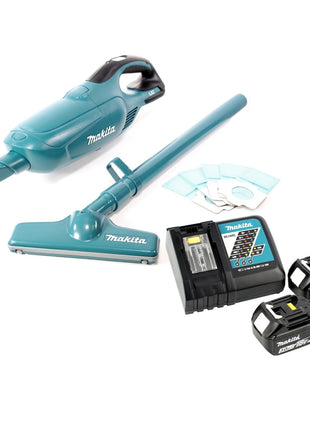 Makita DCL 182 RF Akku Staubsauger 18 V + 2x Akku 3,0 Ah + Ladegerät - Toolbrothers