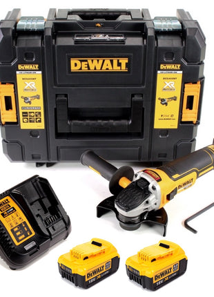 DeWalt DCG 405 M2 Akku Winkelschleifer 18V 125mm Brushless + 2x Akku 4,0Ah + Ladegerät + TSTAK - Toolbrothers