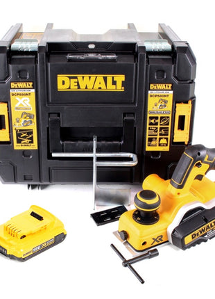 DeWalt DCP 580 NT Akku Hobel 18V 82mm + 1x Akku 2,0Ah + TSTAK - ohne Ladegerät - Toolbrothers