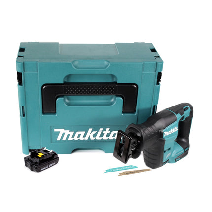 Makita DJR 188 Y1J Akku Reciprosäge 18 V Brushless Säbelsäge im Makpac + 1x 1,5 Ah Akku - ohne Ladegerät - Toolbrothers