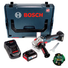 Bosch GWS 18V-125 SC Akku Winkelschleifer 18V 125mm Brushless + GCY 30-4 Connectivity Modul + 1x Akku 6,3Ah + Ladegerät + L-Boxx - Toolbrothers