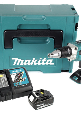 Makita DFS 250 RF1J Akku Trockenbauschrauber 18 V Brushless + 1x Akku 3,0 Ah + Ladegerät + Makpac - Toolbrothers