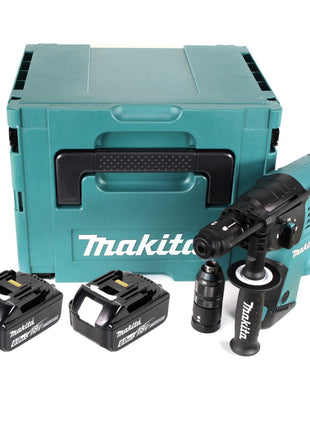 Makita DHR 264 2x 18 V / 36 V Akku-Bohrhammer SDS-PLUS im Makpac + 2x BL 1860 6,0 Ah Akku - ohne Ladegerät - Toolbrothers