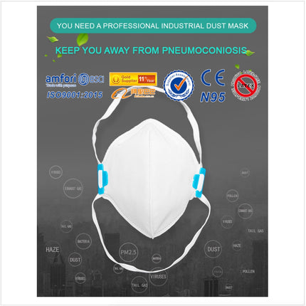 VIC Feinstaubmaske VIC822 ( 1 Stück ) 3-Schicht FFP2 gefaltet - Toolbrothers