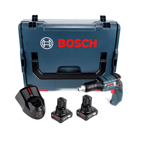 Bosch GTB 12V-11 Akku Trockenbauschrauber 12V 11Nm brushless + 2x Akku 6,0Ah + Ladegerät + L-Boxx - Toolbrothers