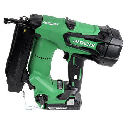 Hitachi NT 1850 DBSL 18 V Brushless Akku Brad Stift-Nagler im HSC IV + 2x BSL 1830 + UC 18 YFSL Ladegerät - Toolbrothers