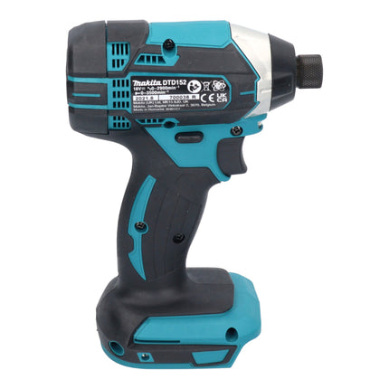 Makita DTD 152 SF1J-R Akumulatorowy klucz udarowy 18 V 165 Nm 1/4" + 1x akumulator 3,0 Ah + ładowarka + RHINO