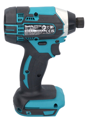 Makita DTD 152 SFJ-R Akku Schlagschrauber 18 V 165 Nm 1/4" + 2x Akku 3,0 Ah + Ladegerät + RHINO