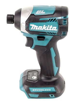 Makita DTD 154 SFJ-R llave de impacto a batería 18 V 1/4" 175Nm sin escobillas + 2x batería 3,0 Ah + cargador + RHINO