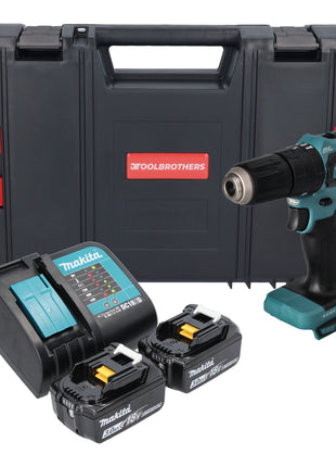 Makita DHP 483 SFJ-R Akku Schlagbohrschrauber 18 V 40Nm + 2x Akku 3,0 Ah + Ladegerät + RHINO