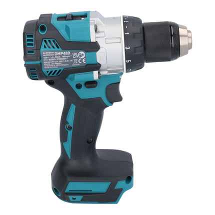 Makita DHP 489 SF1J-R akumulatorowa wiertarko-wkrętarka udarowa 18 V 73 Nm bezszczotkowa + 1x akumulator 3,0 Ah + ładowarka + RHINO