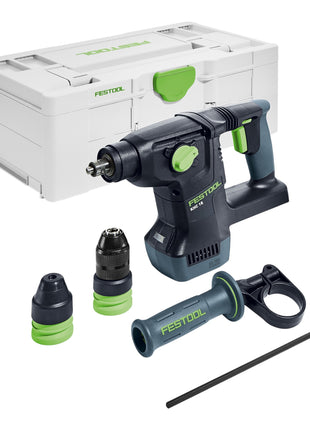 Festool KHC 18 EB-Basic Akku Kombihammer 18 V 2,6 J SDS-Plus Brushless ( 577447 ) + Systainer - ohne Akku, ohne Ladegerät