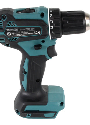 Makita DDF 485 SFJ-R Akku Bohrschrauber 18 V 50 Nm Brushless + 2x Akku 3,0 Ah + Ladegerät + RHINO