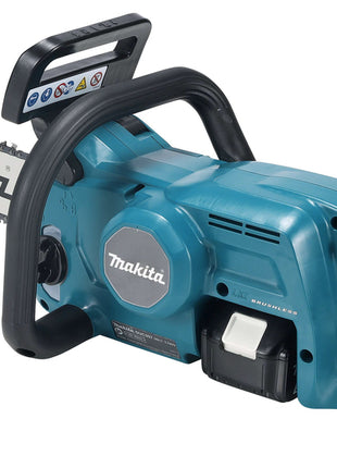 Motosierra a batería Makita DUC 357 RM2X3 18 V 35 cm sin escobillas + 2x baterías 4,0 Ah + cargador