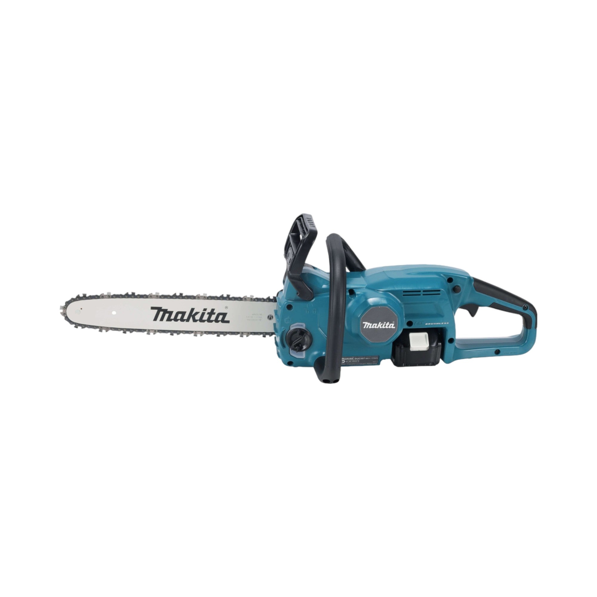 Makita DUC 357 TX3 Akku Kettensaege 18 V 35 cm Brushless 1x Akku 5 0 Ah ohne Ladegeraet 1 - toolbrothers
