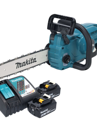 Makita DUC 357 RG2X3 Akumulatorowa pilarka łańcuchowa 18 V 35 cm bezszczotkowa + 2x akumulator 6,0 Ah + ładowarka