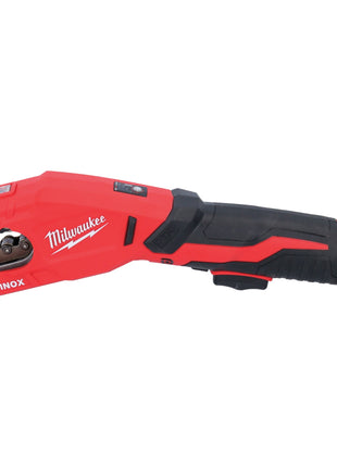 Coupe-tube en acier inoxydable sur batterie Milwaukee M12 PCSS-251C 12 V 12 - 28 mm + 1x batterie 2,5 Ah + étui - sans chargeur