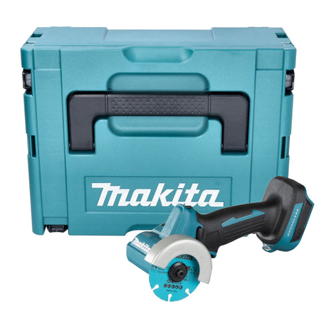 Amoladora angular inalámbrica Makita DMC 300 ZJ 18 V 76 mm sin escobillas + Makpac - sin batería, sin cargador