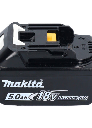 Makita DMC 300 T1J Meuleuse d'angle sans fil 18 V 76 mm Brushless + 1x batterie 5,0 Ah + Makpac - sans chargeur