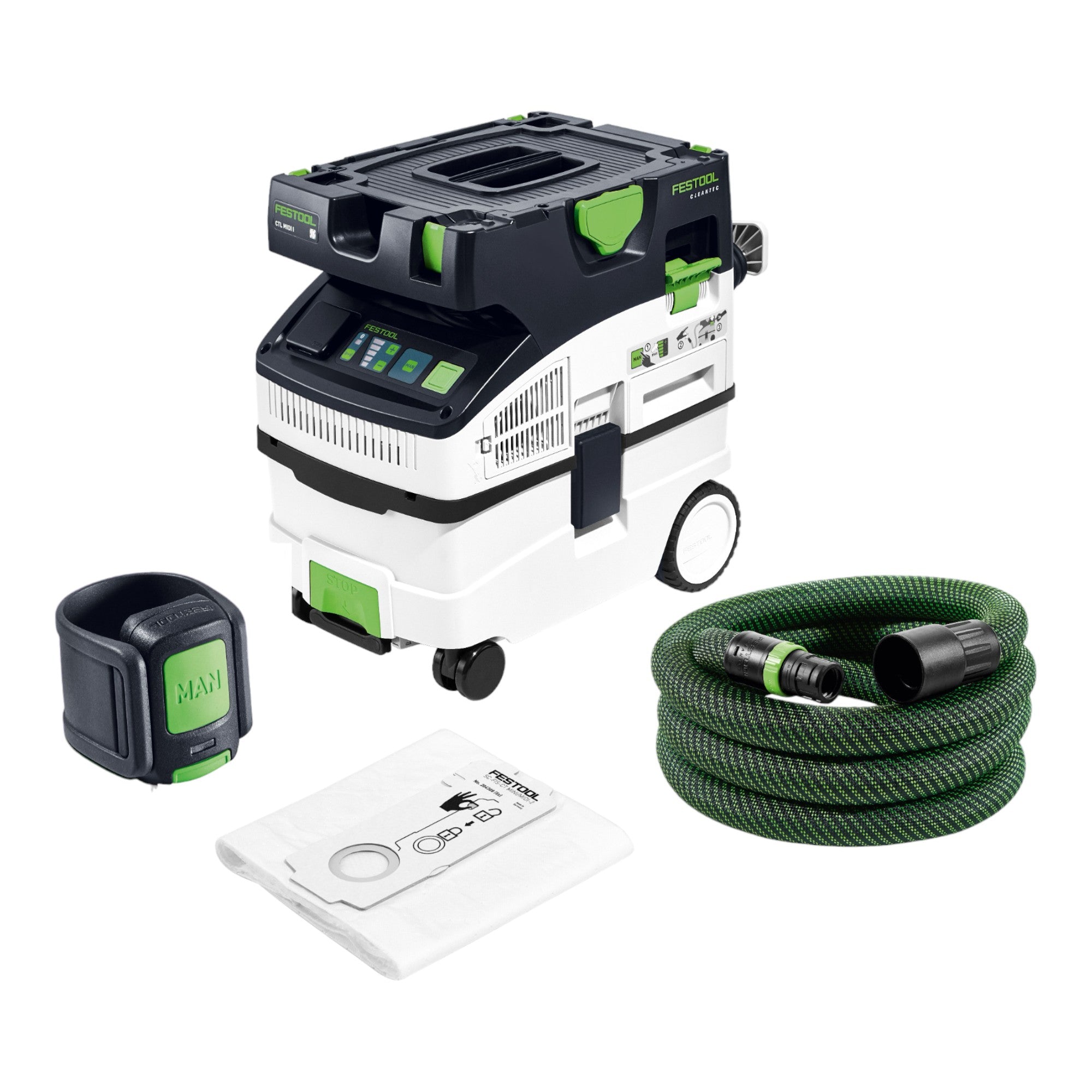 Festool CTL MIDI I CT F CLEANTEC Absaugmobil 15 l Staubkl L 578038 Bluetooth Fernbedienung Zubehoer 0 - toolbrothers