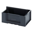 Walizka narzędziowa AUER Basic 400 x 300 x 230 mm szara ( TB W 4316 F1 ) otwarta z uchwytem