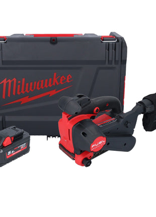 Milwaukee M18 FBTS75-551X Akumulatorowa szlifierka taśmowa 18 V 75 x 457 mm bezszczotkowa + 1x akumulator 5,5 Ah + skrzynka HD - bez ładowarki