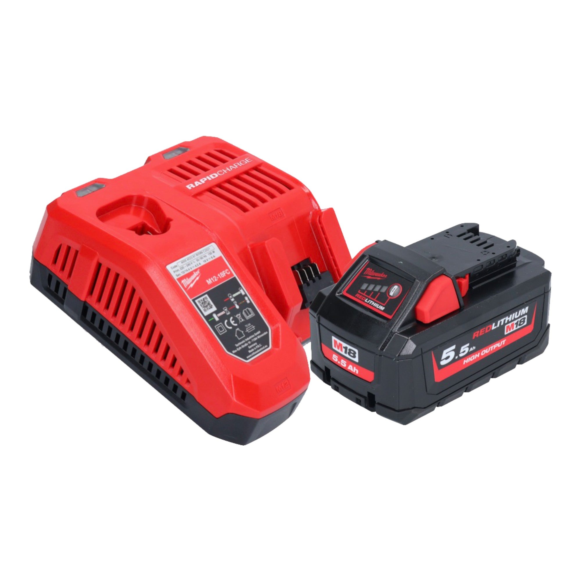 Milwaukee M18 FBTS75 551X Akku Bandschleifer 18 V 75 x 457 mm Brushless 1x Akku 5 5 Ah Ladegeraet HD Box 4 - toolbrothers
