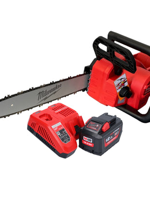 Milwaukee M18 FCHS-121 Akku Kettensäge 18 V 40 cm Brushless ( 4933464223 ) + 1x Akku 12,0 Ah + Ladegerät