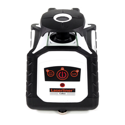 Laserliner Cubus 110 S mit SensoLite 110 vollautomatischer roter Rotationslaser im Transportkoffer mit Stativ-/ Wandhalterung und Neigunsfunktion ( 052.200A ) - Toolbrothers