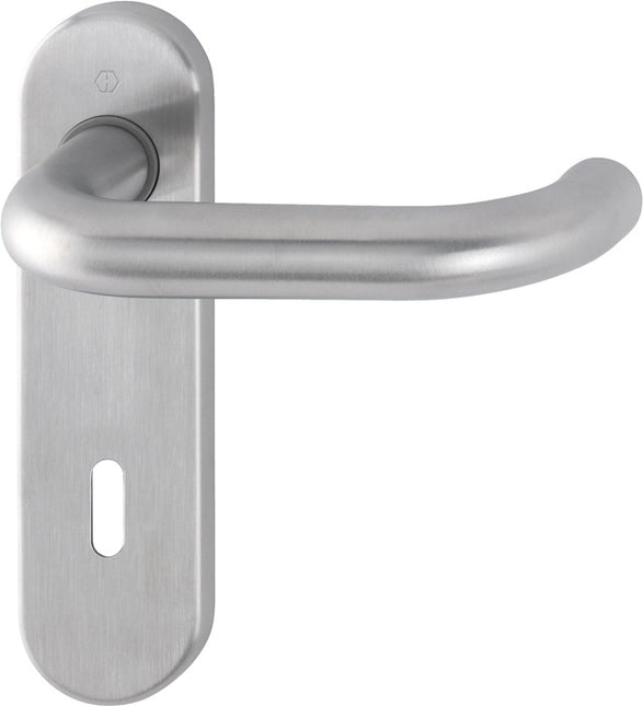 HOPPE zestaw krótkich rozet Paris E138Z/353K stal nierdzewna F69 ( 3000203012 )