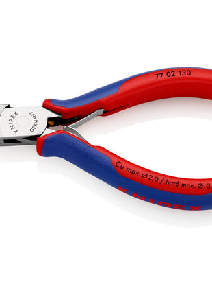 KNIPEX Elektronik-Seitenschneider Länge 130 mm Form 0 ( 4000794259 )