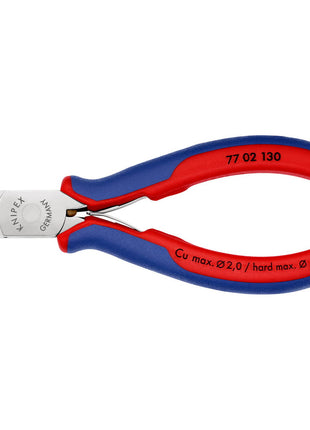 KNIPEX Elektronik-Seitenschneider Länge 130 mm Form 0 ( 4000794259 )