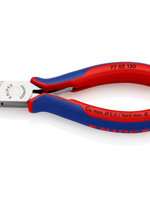 KNIPEX Elektronik-Seitenschneider Länge 130 mm Form 0 ( 4000794259 )