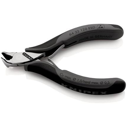 Szczypce tnące KNIPEX Electronics, długość 120 mm ( 4000794594 )