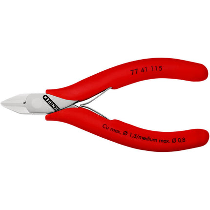 KNIPEX Electronics szczypce tnące boczne długość 115 mm kształt 2 ( 4000810487 )