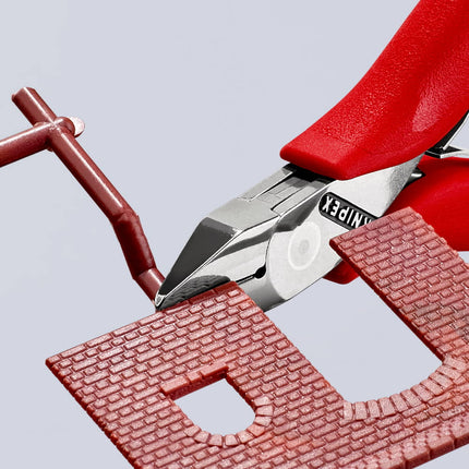 KNIPEX Electronics szczypce tnące boczne długość 115 mm kształt 2 ( 4000810487 )