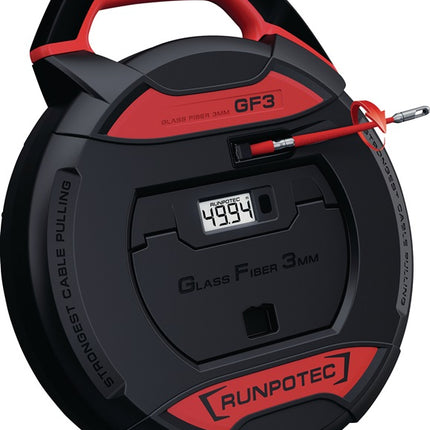 Urządzenie do przeciągania kabli RUNPOTEC GF3 długość taśmy 50 m promień gięcia 38 mm ( 4000818686 )