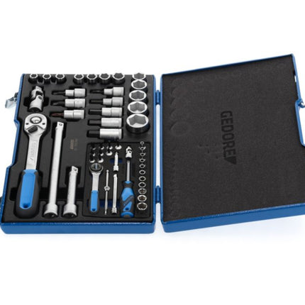 Zestaw kluczy nasadowych GEDORE 19 V20U-10 50-częściowy 1/4 + 1/2 ″ ( 4000820550 )