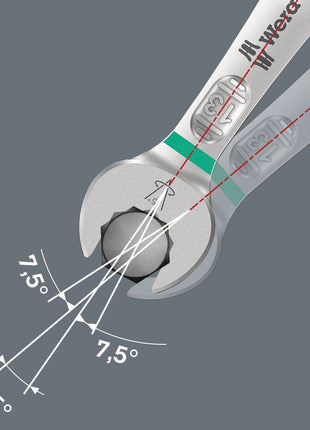 WERA Clé mixte 6003 Joker SW 18 mm Longueur 210 mm ( 4000822309 )