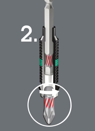 WERA Bit 855/1 BTH 1/4 ″ PZD 3 Długość 25 mm ( 4000829562 )