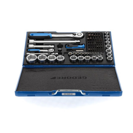Zestaw kluczy nasadowych GEDORE 19 V20U-20 81-częściowy 1/4 + 1/2 ″ ( 4000880519 )