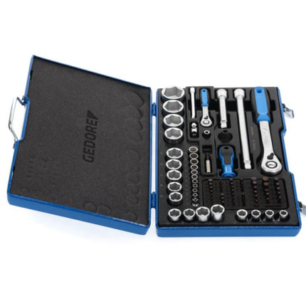 Zestaw kluczy nasadowych GEDORE 19 V20U-20 81-częściowy 1/4 + 1/2 ″ ( 4000880519 )