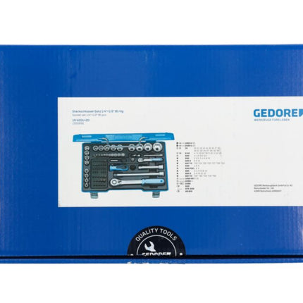 Zestaw kluczy nasadowych GEDORE 19 V20U-20 81-częściowy 1/4 + 1/2 ″ ( 4000880519 )