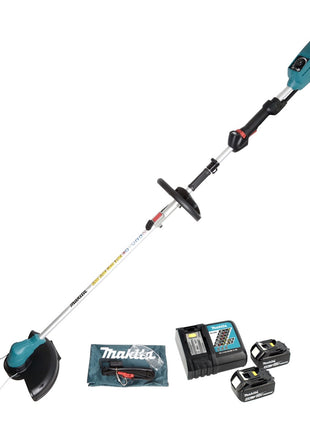 Makita DUR 183 LRM2 Akku Rasentrimmer 18V 300mm Brushless + 2x Akku 4,0Ah + Ladegerät - Toolbrothers