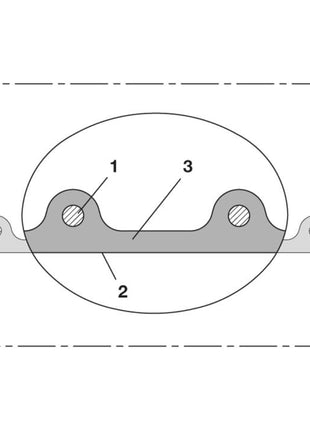 NORRES Tuyau d’aspiration et de refoulement AIRDUC® PUR 355 FOOD D. int. 60 mm D. ext. 70 mm ( 4501400144 )