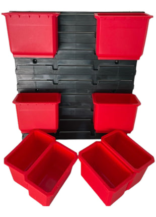 Qbrick System Container Set nº 2 pared taller 39 x 35 cm con 8 contenedores para maletas System ONE y System TWO