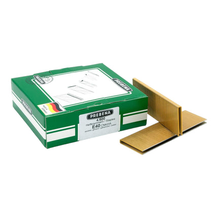 Prebena E40CNKHA Zszywki 40 mm typ E 4600 sztuk ocynkowane hartowane