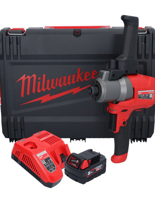 Batidora de batería Milwaukee M18 FPM-501X 18 V 20 l sin escobillas + 1x batería 5.0 Ah + cargador + caja HD