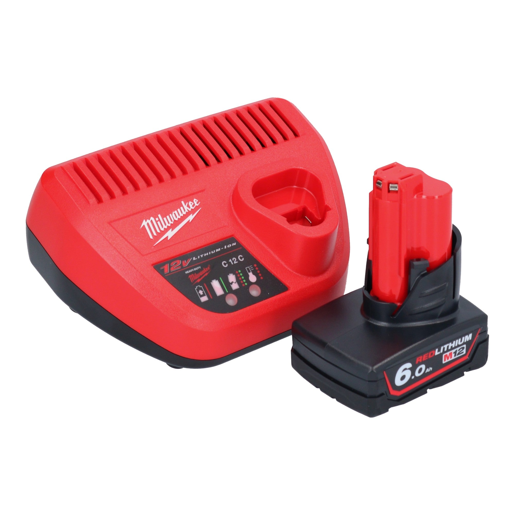 Milwaukee M12 FDGS 601 Akku Geradschleifer 12 V 6 8 mm Brushless 1x Akku 6 0 Ah Ladegeraet 4 - toolbrothers