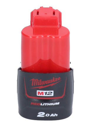 Milwaukee M12 PCG/400A-201 Akumulatorowy pistolet na kartusze 12 V 400 ml + 1x akumulator 2,0 Ah - bez ładowarki